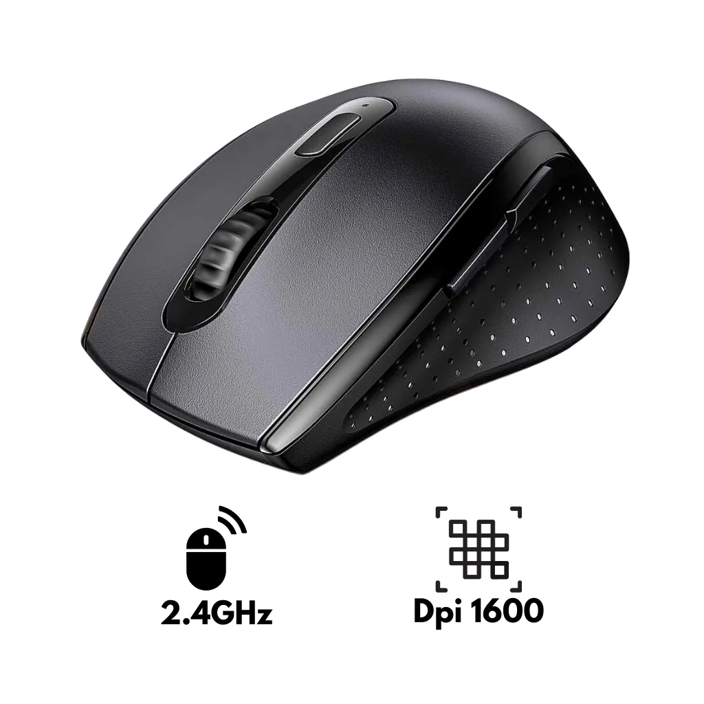 MOUSE INALAMBRICO C/DISEÑO ERGONÓMICO Y CONTORNEADO M511 UGREEN