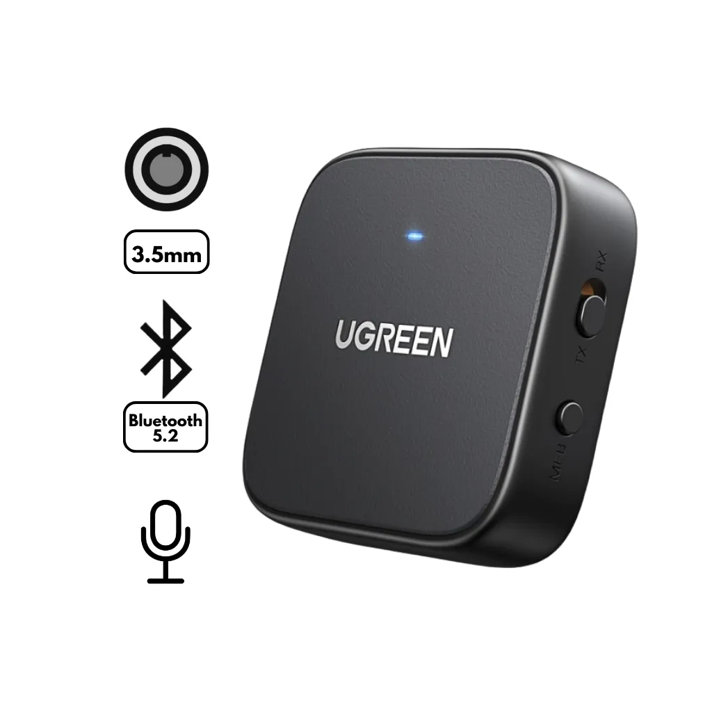 [35223] RECEPTOR/TRANSMISOR DE AUDIO BLUETOOTH V5.2 DE 3,5 MM CM667 UGREEN