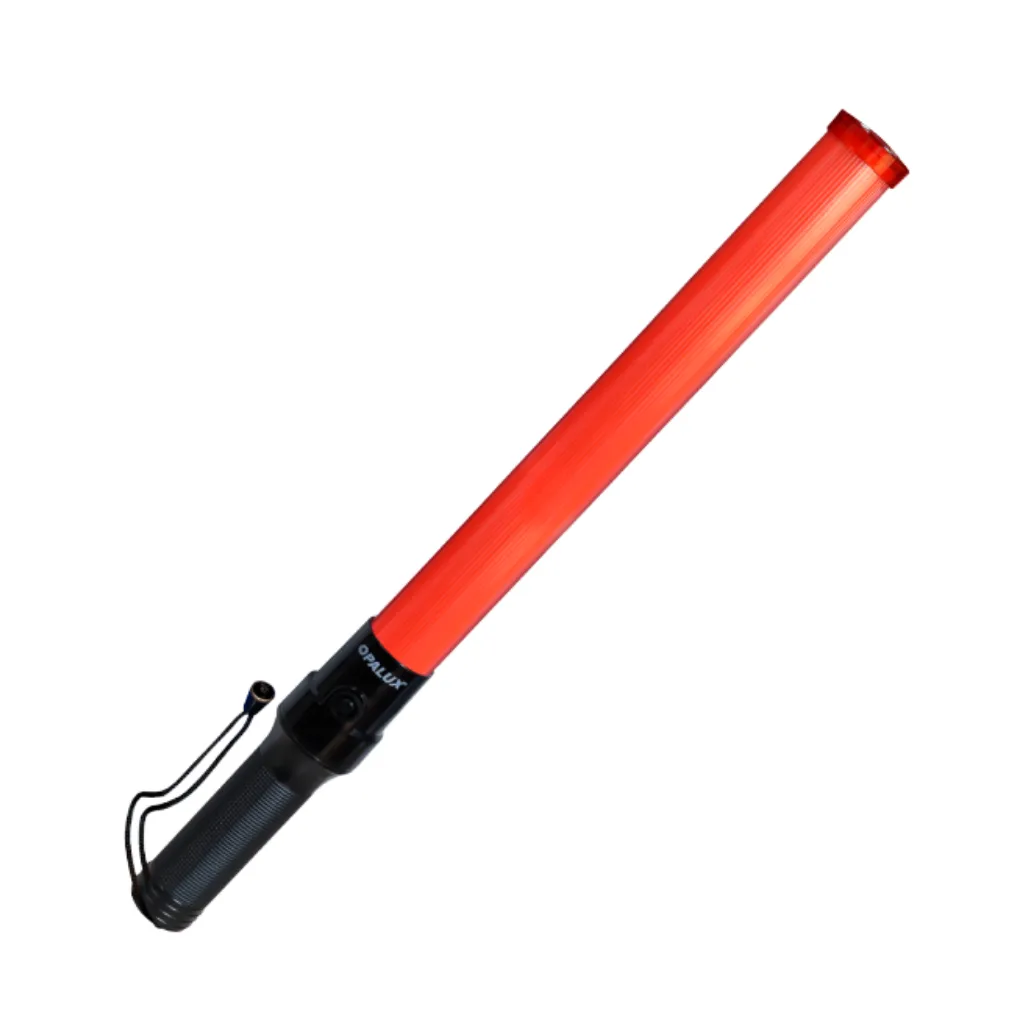 BASTON DE SEGURIDADC/6LED COLOR ROJO OPALUX