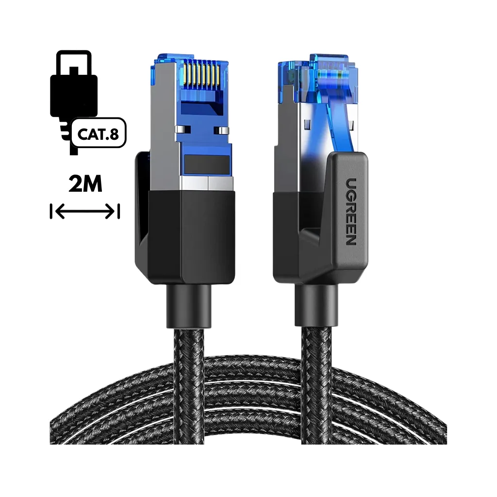 PATCH CORD CAT8 DE 40GBPS 2M UGREEN