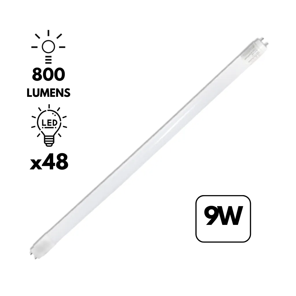 FLUORESCENTE LED SMD 9W-850LM-220VAC- LUZ BLANCA OPALUX
