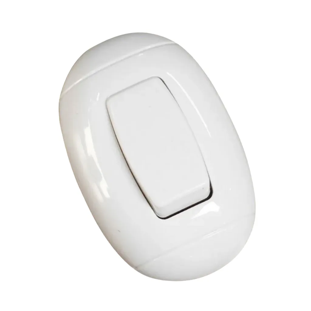 [OP-223-1WH] INTERRUPTOR SIMPLE OVAL 10AMP BLANCO P/SOBR OPALUX