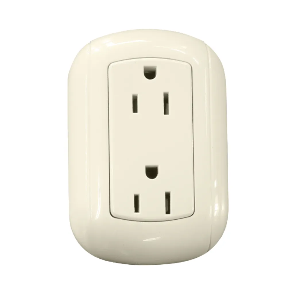 [323-6] TOMACORRIENTE DOBLE 2P+T15A 250V OPALUX
