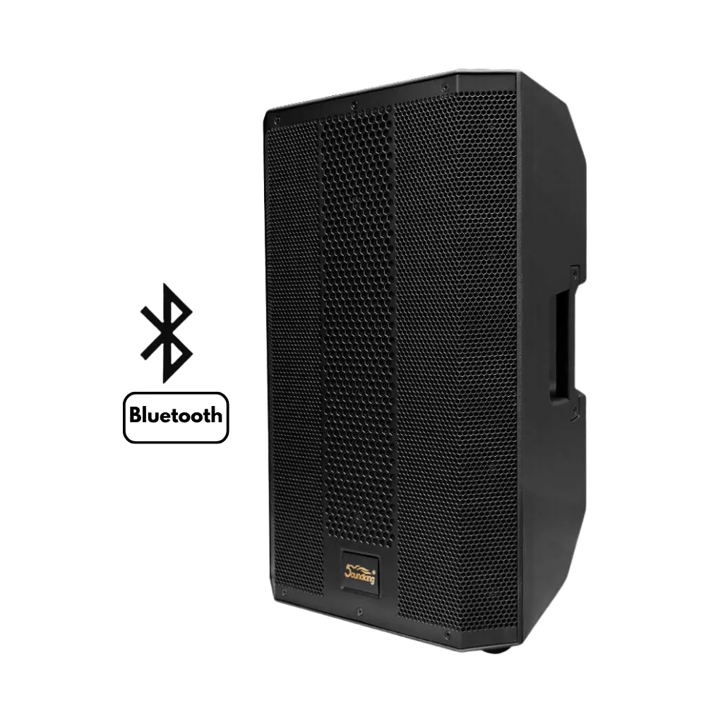 CAJA ACUSTICA ACTIVA COAXIAL 15" 1400W SPL: 128 DB C/ BLUETOOTH ,DSP Y EQ 3 BAND SOUNDKING