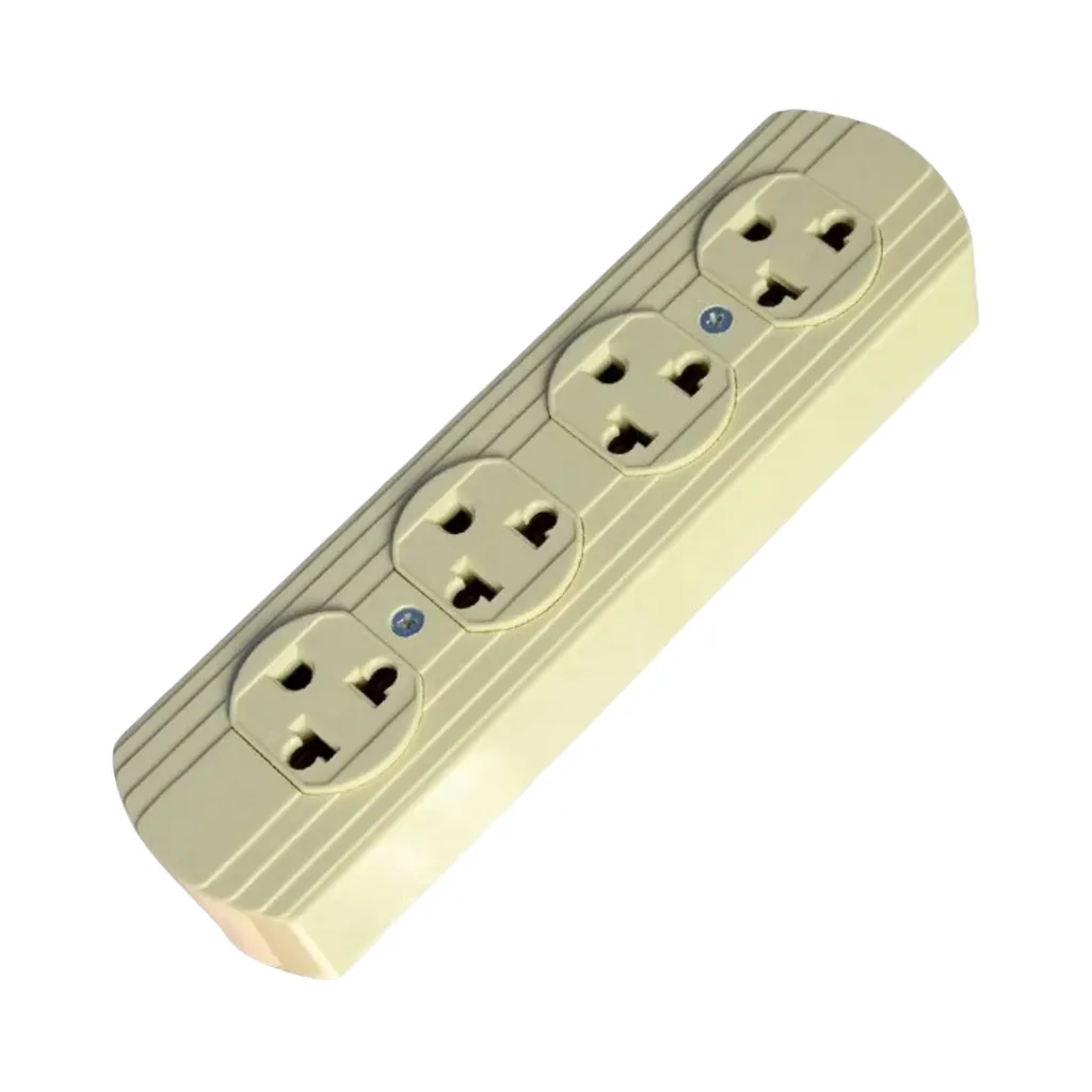 TOMACORRIENTE UNIVERSAL 4 TOMAS 15AMP 250V OPALUX