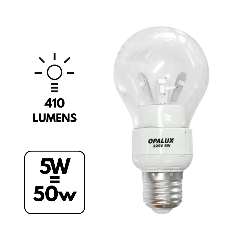 FOCO LED BOMBILLA OPALUX 9LED SMD (5W=50W) BSL3-5WC/C OPALUX