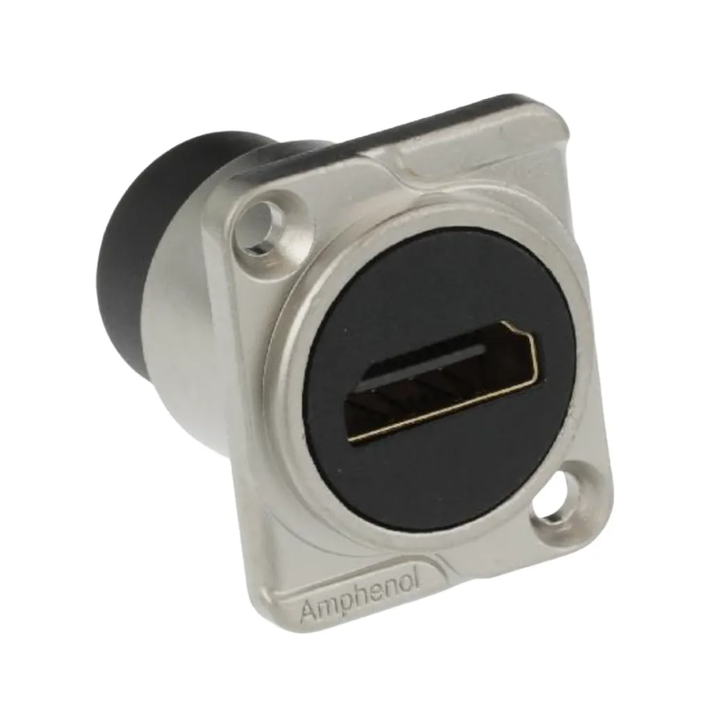 [AC-HDMI-RR] JACK HDMI CHASIS DE AUDIO Y VIDEO AMPHENOL