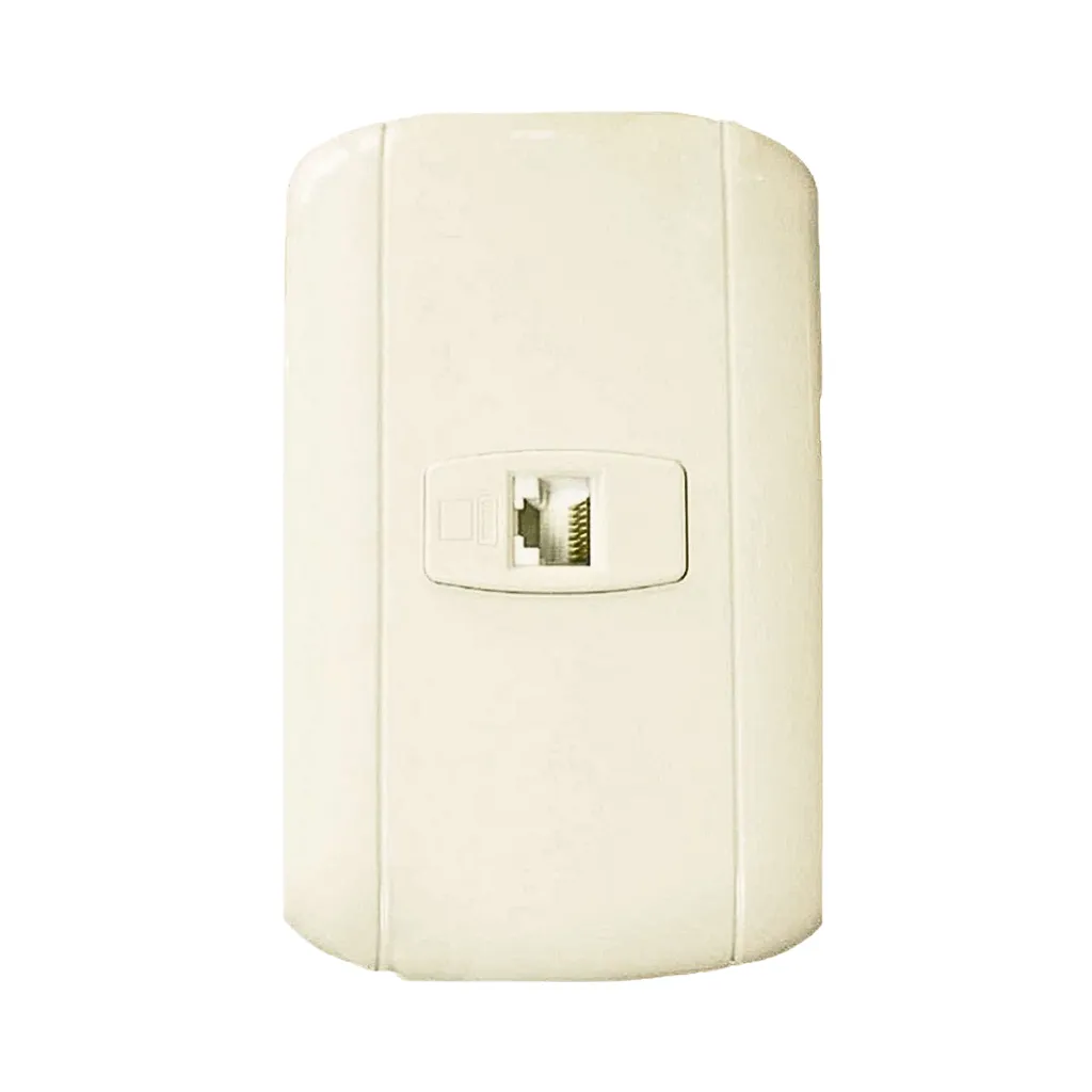 [CJ1105] PLACA DE PARED EMPOTRABLE  JACK RJ45 HILOS OPALUX