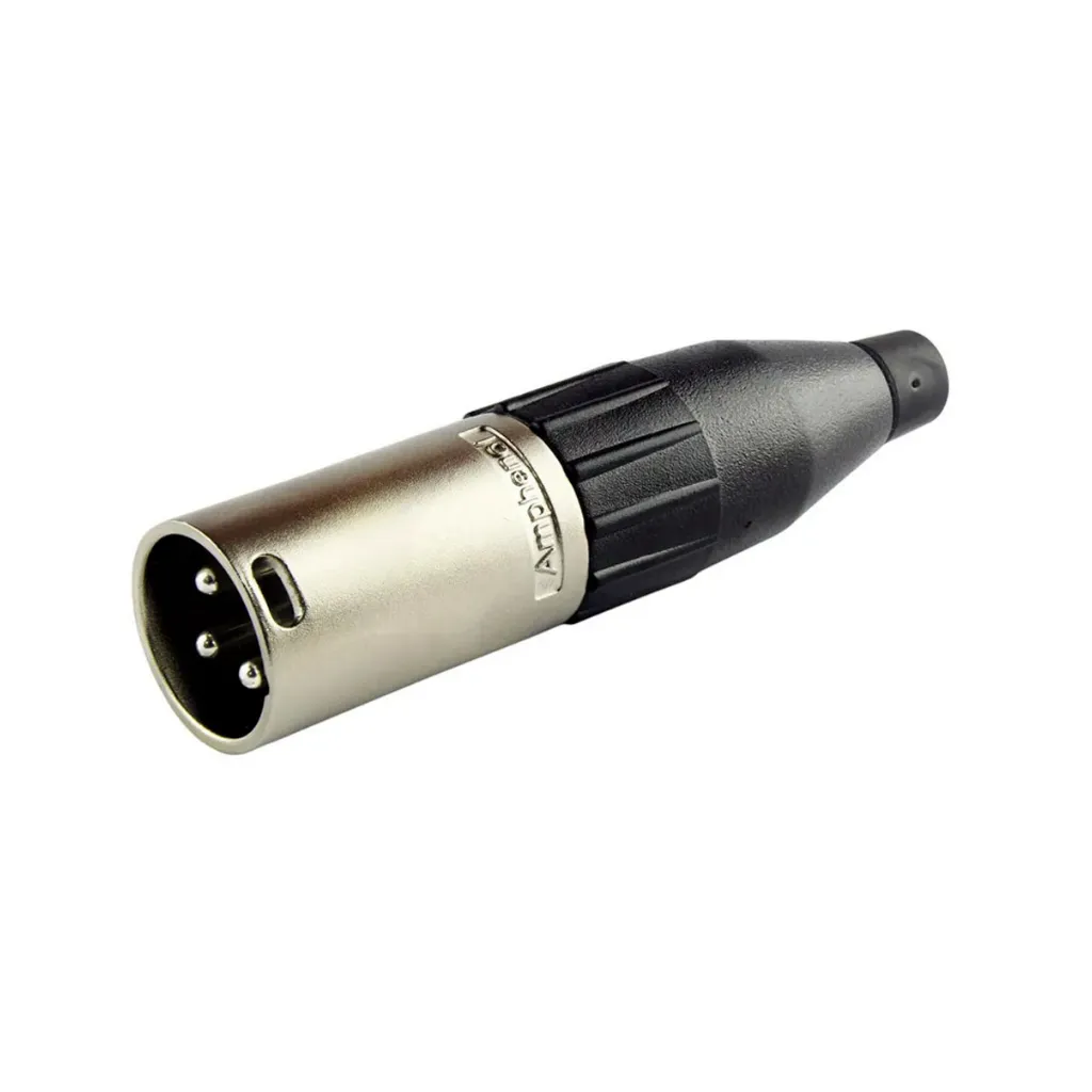 [AC3MM] PLUG CANON AEREO 3P NEGRO AMPHENOL