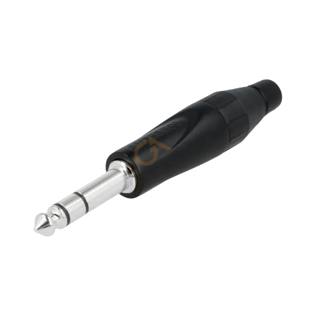 [TS3PB] PLUG STEREO 6.3MM NEGRO AMPHENOL