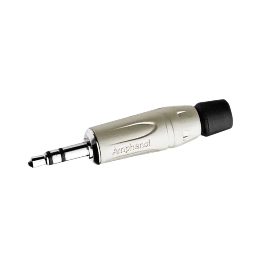 PLUG STEREO CHICO 3.5MM SATINADO AMPHENOL