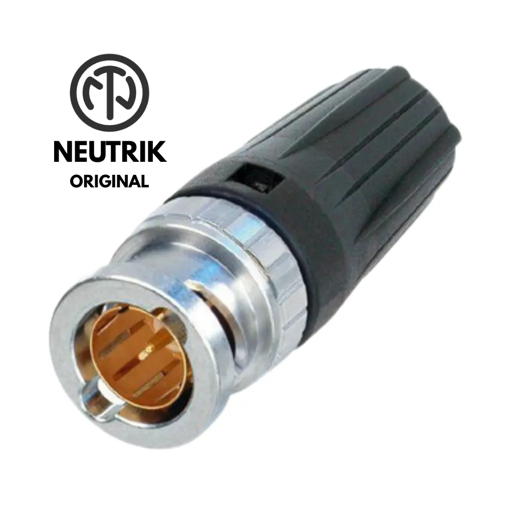 [NBNC75BWU13] CONECTOR BNC SDI 75 OHM AEREO P/CABLE FLEXIBLE 18AWG ORIGINAL NEUTRIK