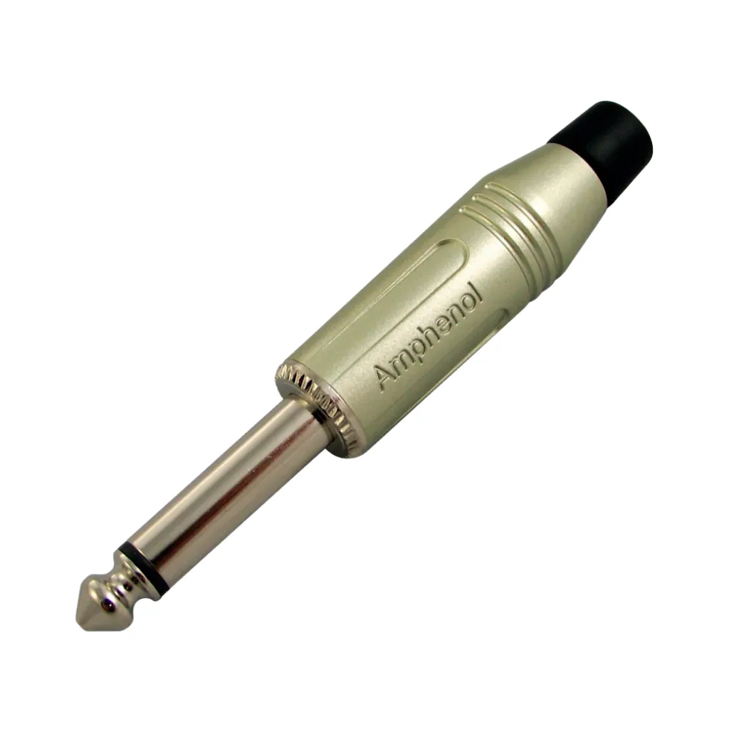 [ACPM-GN] PLUG MONO 6.3MM STANTARD CROMADO AMPHENOL