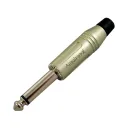 PLUG MONO 6.3MM STANTARD CROMADO AMPHENOL