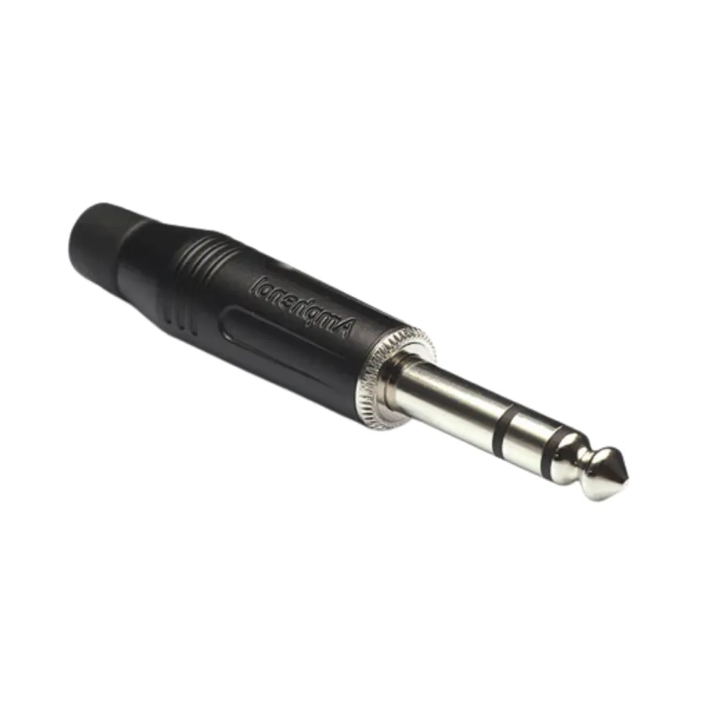 [ACPS-GB] PLUG STEREO RECTO 6.3MM STANDARD NEGRO AMPHENOL