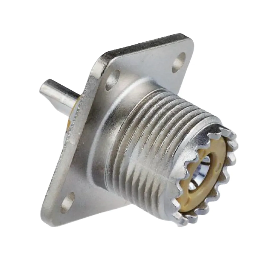 [83-1R-RFX] CONECTOR PL  UHF HEMBRA CHASIS P/CABLE RG-8 AMPHENOL