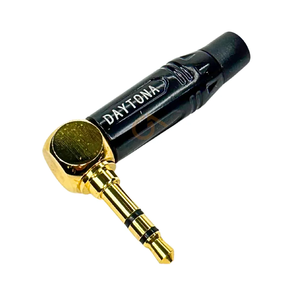 [DP3.5LAP-BK] CONECTOR STEREO 3.5MM TIPO "L" NEGRO DAYTONA