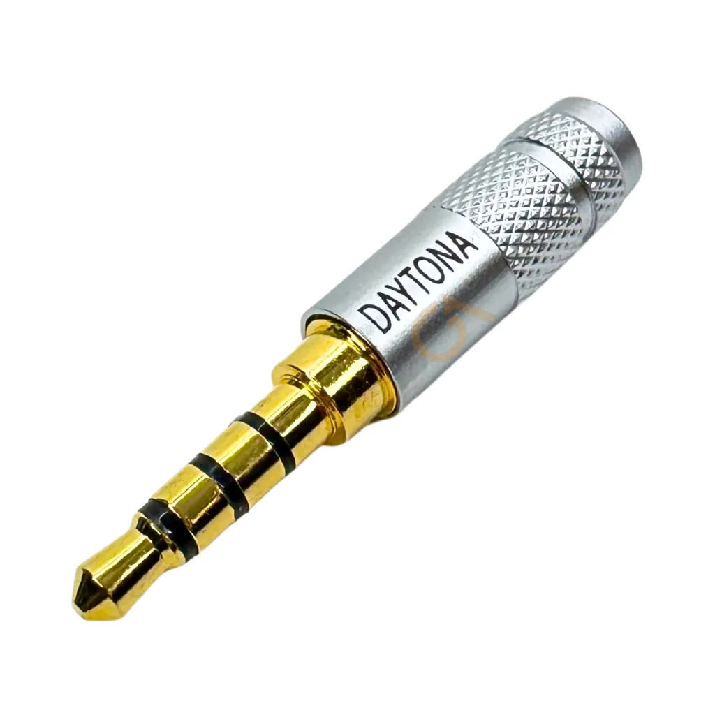 CONECTOR TRSS STEREO 3.5MM PLATA DAYTONA