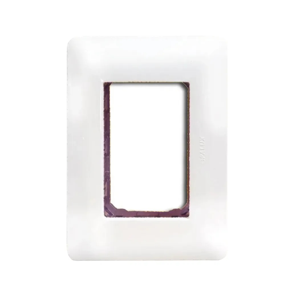 [BM203] PLACA DE PARED P/TOMACORRIENTES Y/O MIXTO BLANCO OPALUX