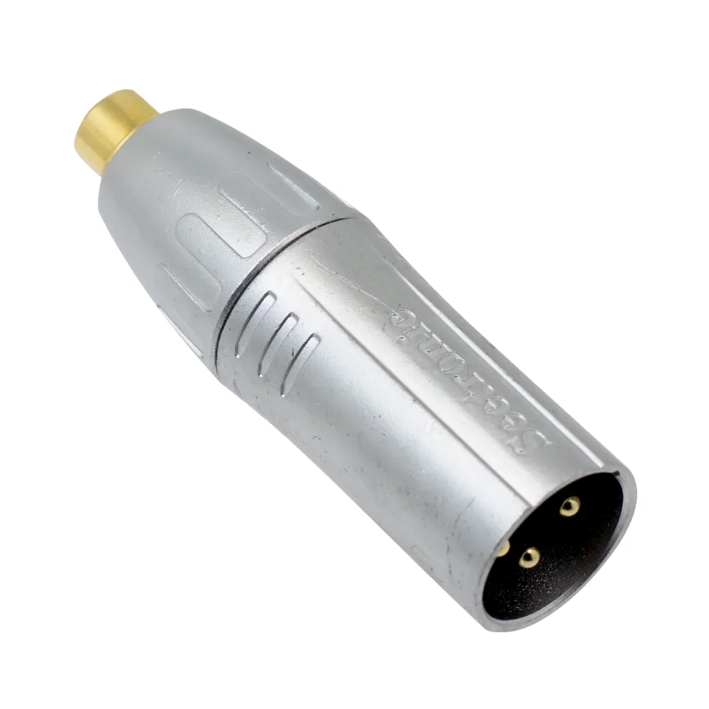 [MA3MRF] ADAPTADOR PLUG CANON A  1 JACK RCA  SEETRONIC
