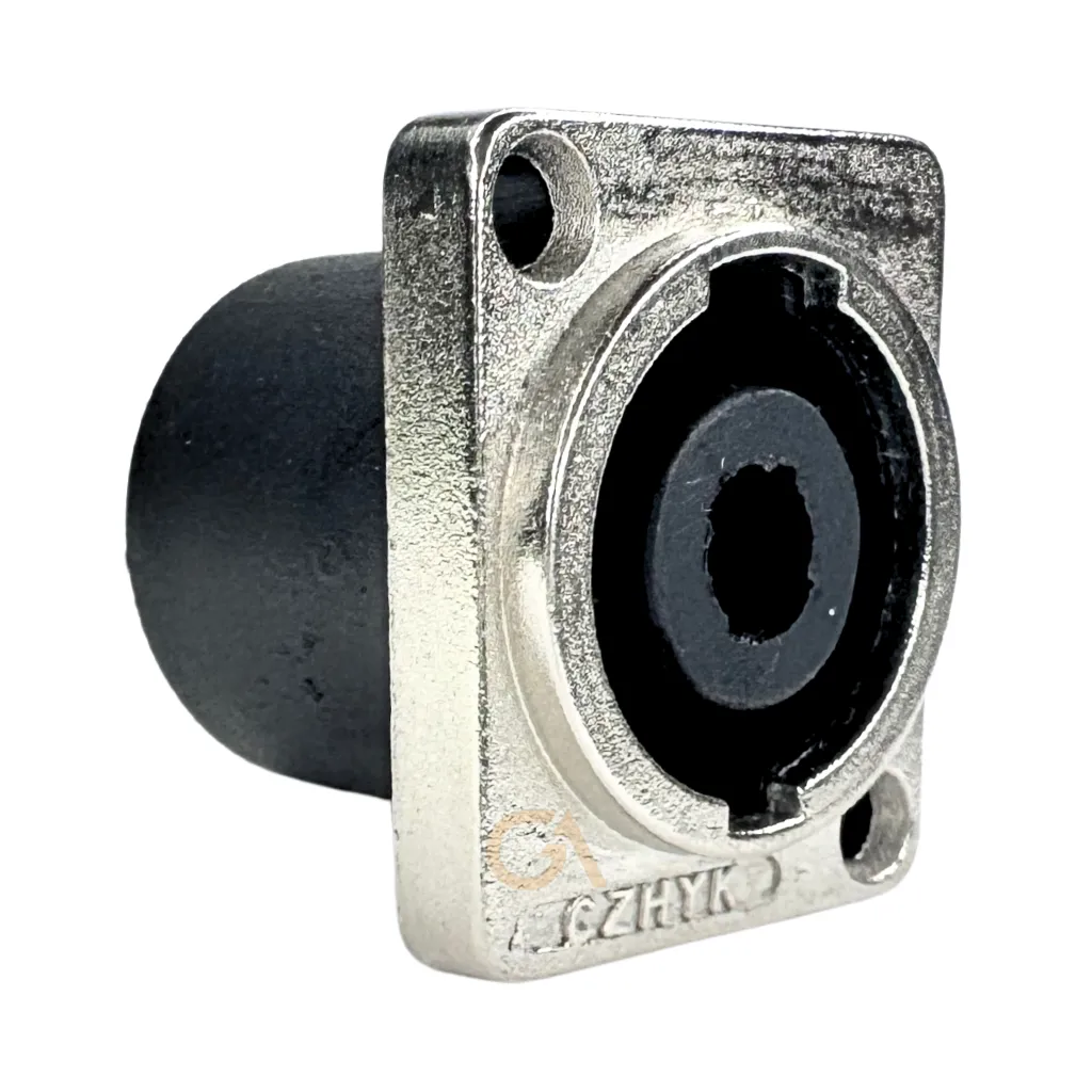 JACK SPEAKON CHASIS METALICO 4 PIN CUADRADO
