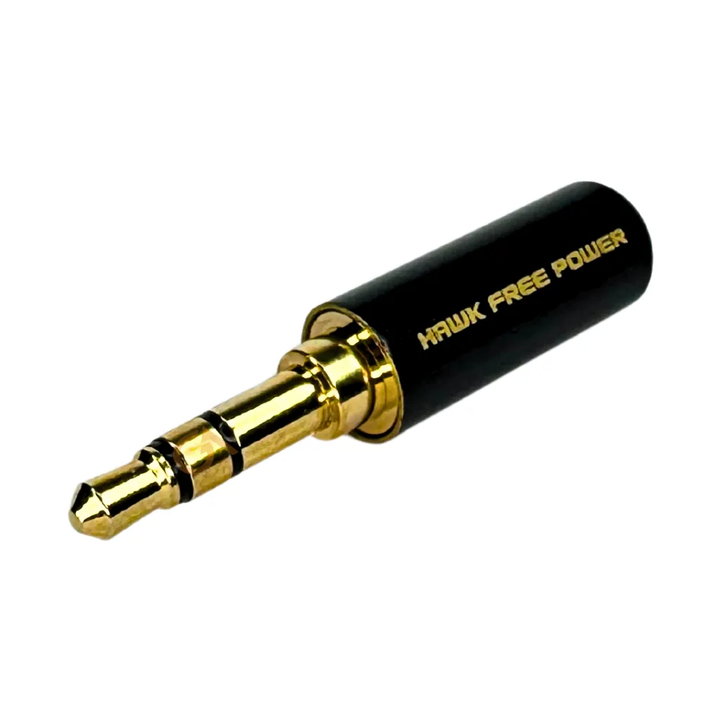 PLUG STEREO CHICO 3.5MM  NEGRO