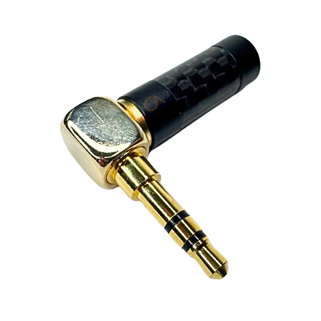 PLUG 3.5mm STEREO R/A NEGRO (K1019MG-EA)