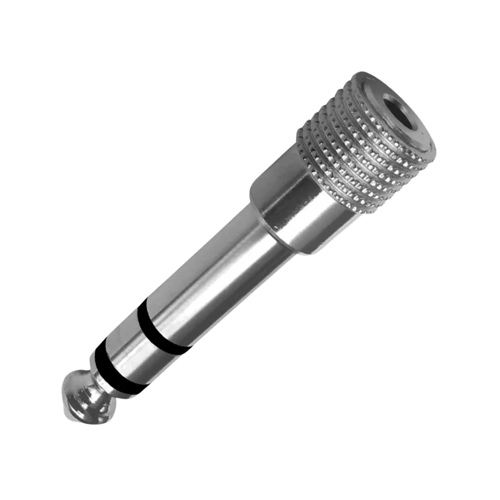 ADAPTADOR JACK STEREO 3.5MM A PLUG STEREO 6.5MM SOUNDKING