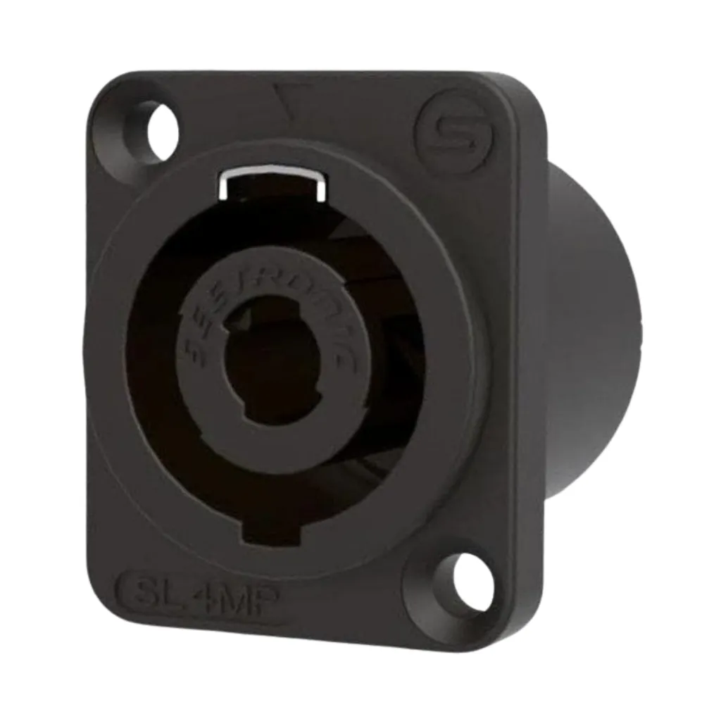 JACK SPEAKON CHASIS 4 POLOS (2 VIAS) P/CAJAS SEETRONIC