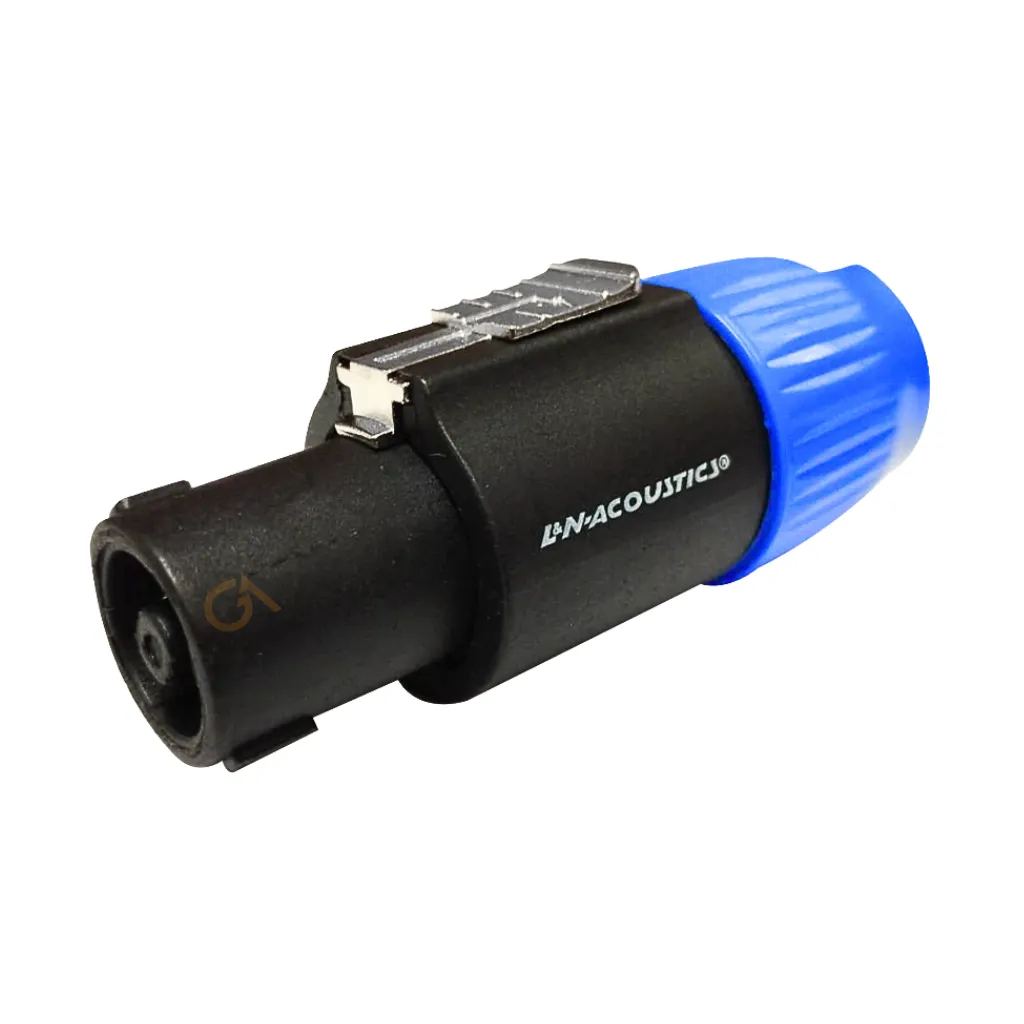 SPEAKON 4 PINES NEGRO/AZUL L&N-ACOUSTICS