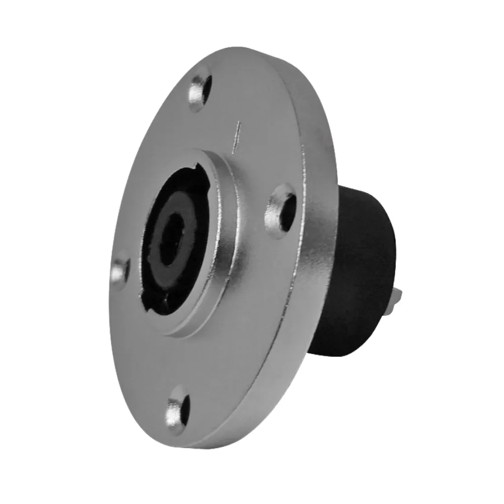 [CB203-1] JACK SPEAKON SILVER (4 PINES) CB203-1(4P)S xUND. SOUNDKING