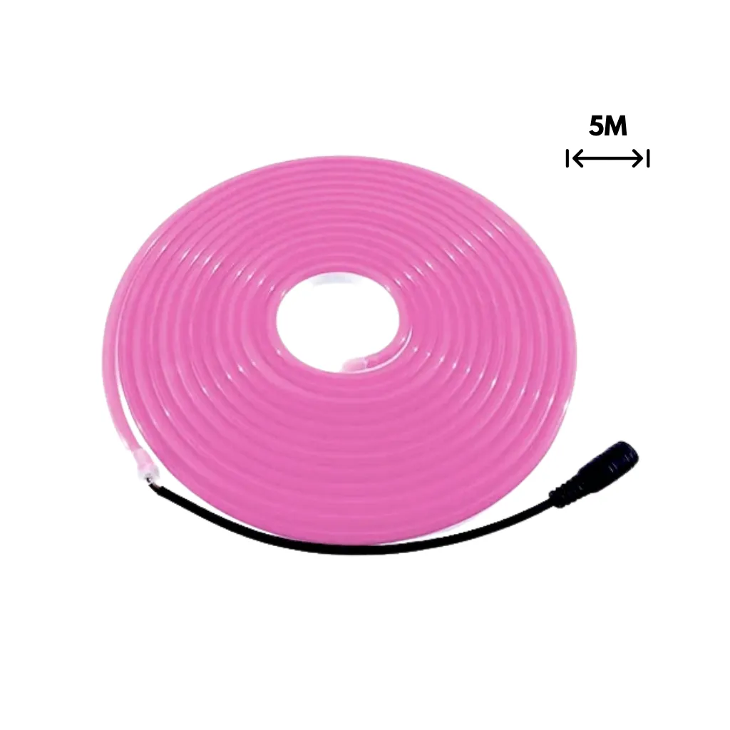 LED NEON 12V 2835 12D 6X12 5 M ROSADO