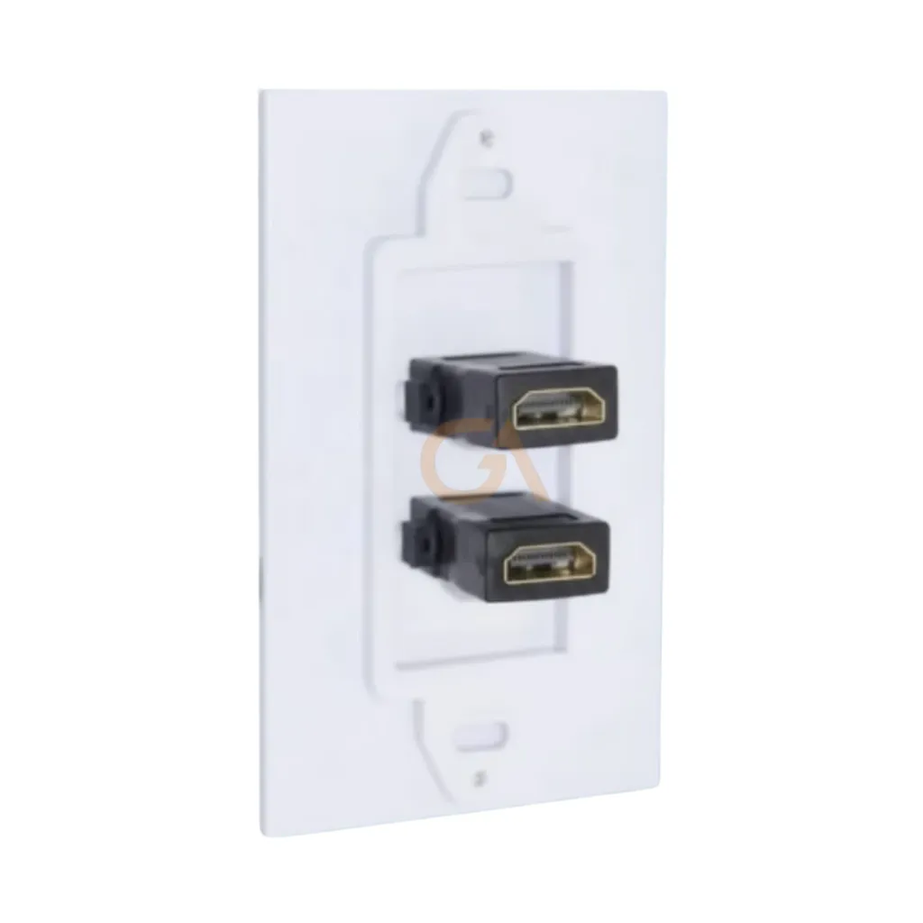 PLACA DE PARED CON 2 JACK HDMI LANCOM
