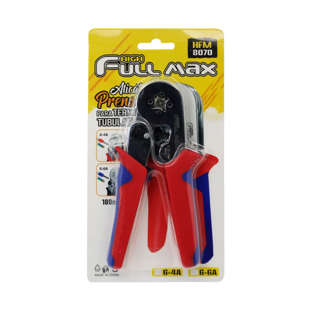 SET ALICATE PONCHADOR DE TERMINAL C/ACCESORIOS 1200 HFM-8070/6-4A FULL MAX