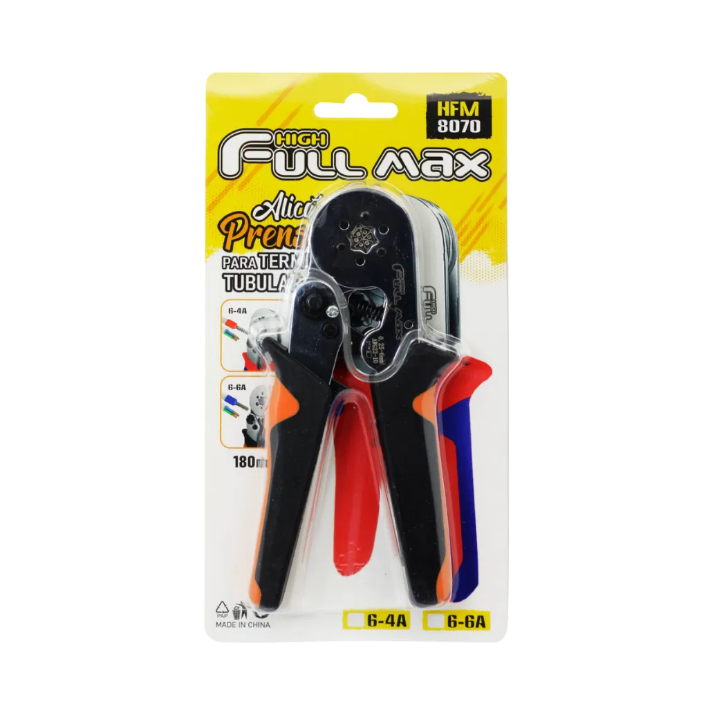 SET ALICATE PONCHADOR DE TERMINAL C/ACCESORIOS 1900 HFM-8070/6-6A FULL MAX