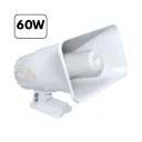 SIRENA BLANCA DOS TONOS 60W DC 12V-24V FULL MAX