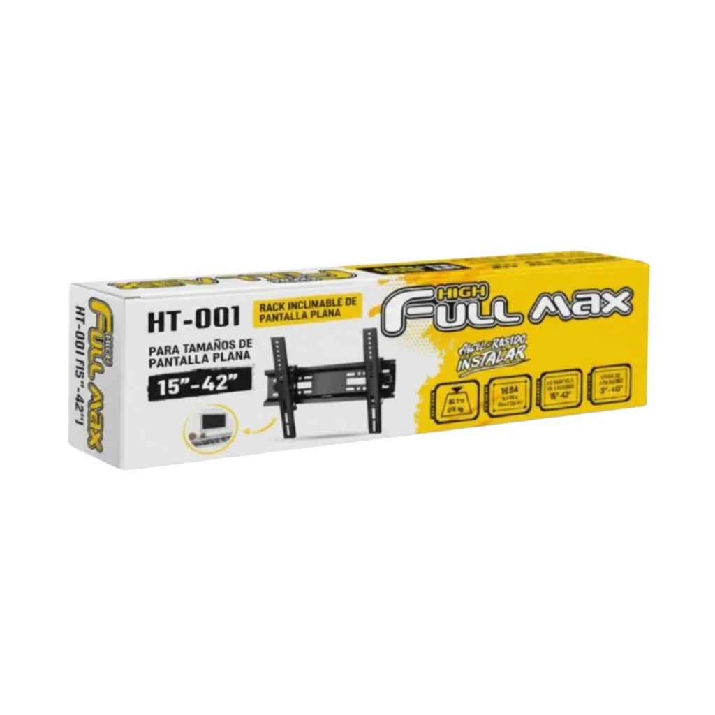 [HT-001] SOPORTE P/TV DE 15°-42° LED INCLINACION FULL MAX