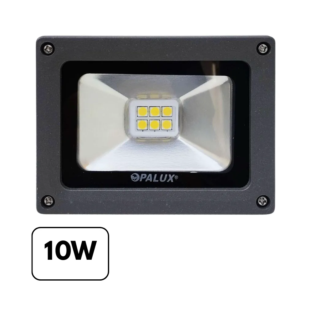 REFLECTOR LED SMD LUZ BLANCA 220VAC 10W OPALUX