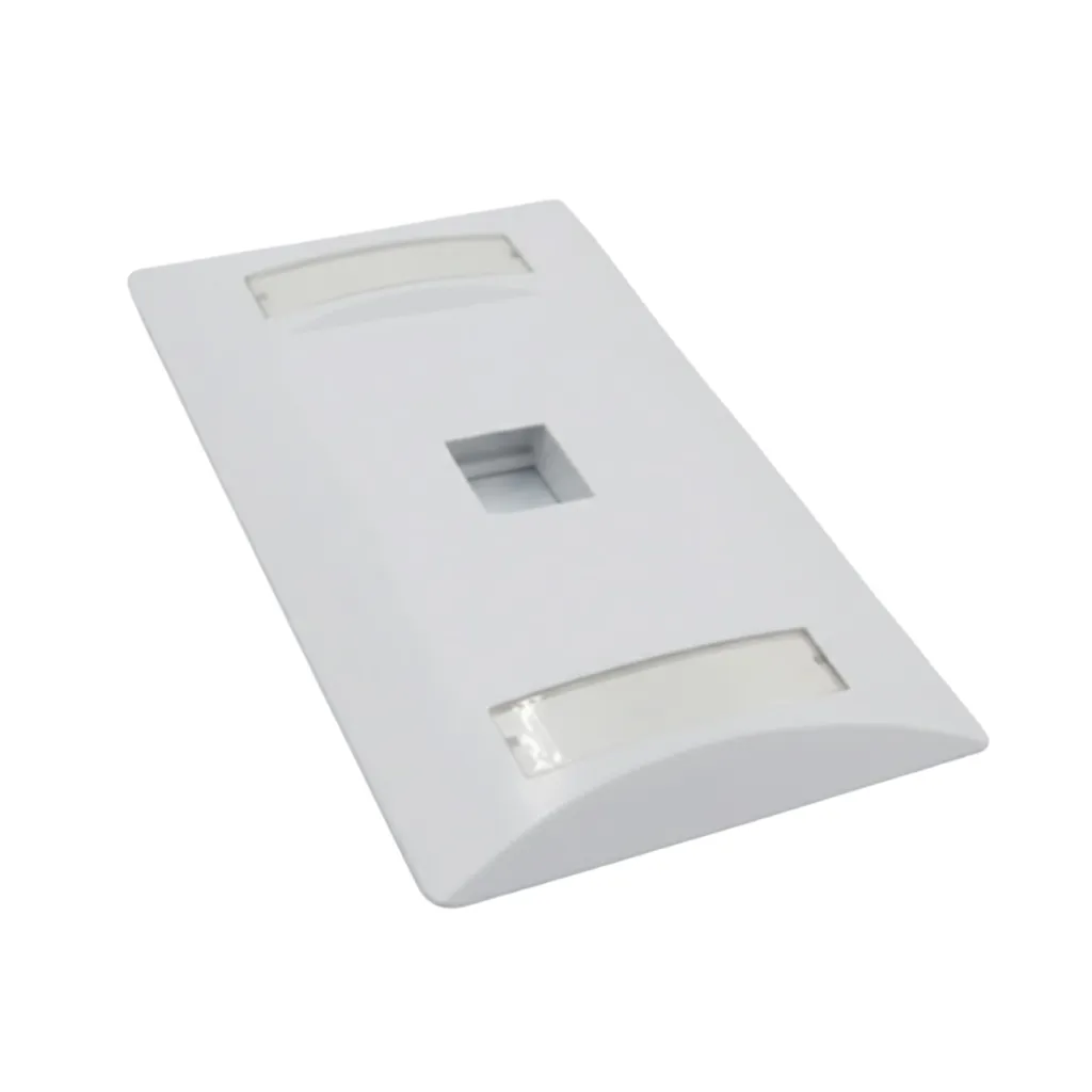 FACE PLATE EJECUTIVA IDENTIKIT 1VIA BLANCO 0111030101 SATRA