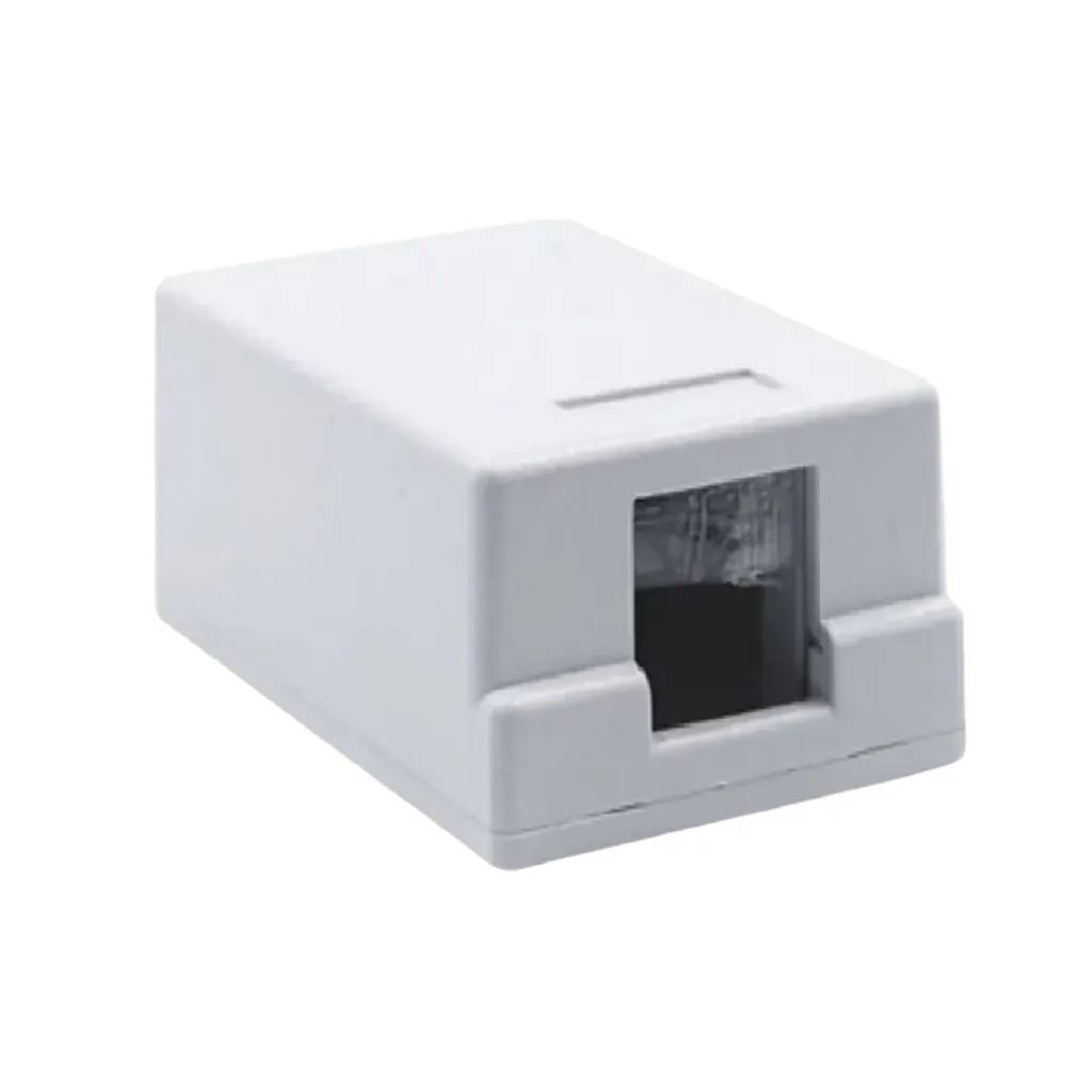 [R-1VI-SATRA] ROSETA P/PARED P/RJ45 BLANCO 1V SATRA