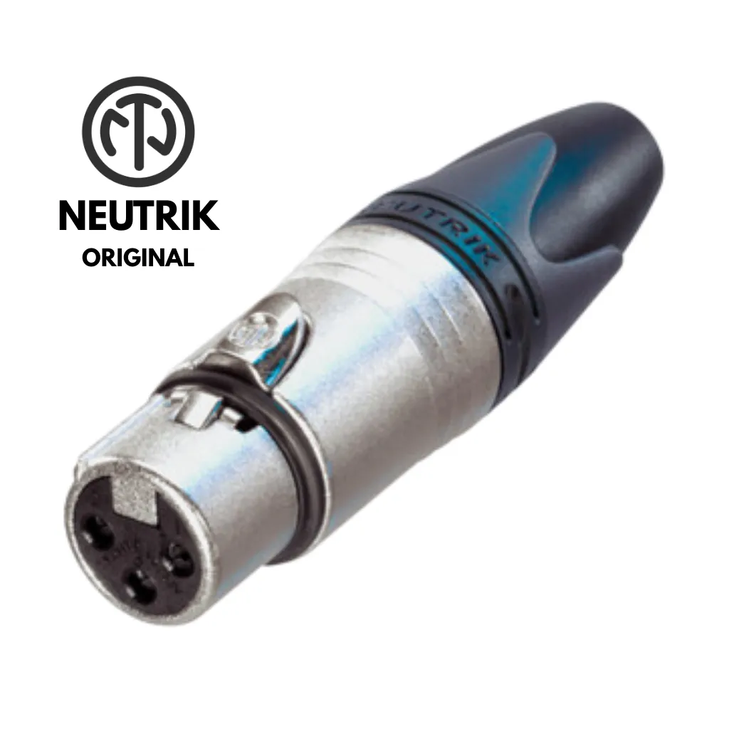 [NC3FXX] CONECTOR XLR 3 PINES HEMBRA AREA ORIGINAL NEUTRIK