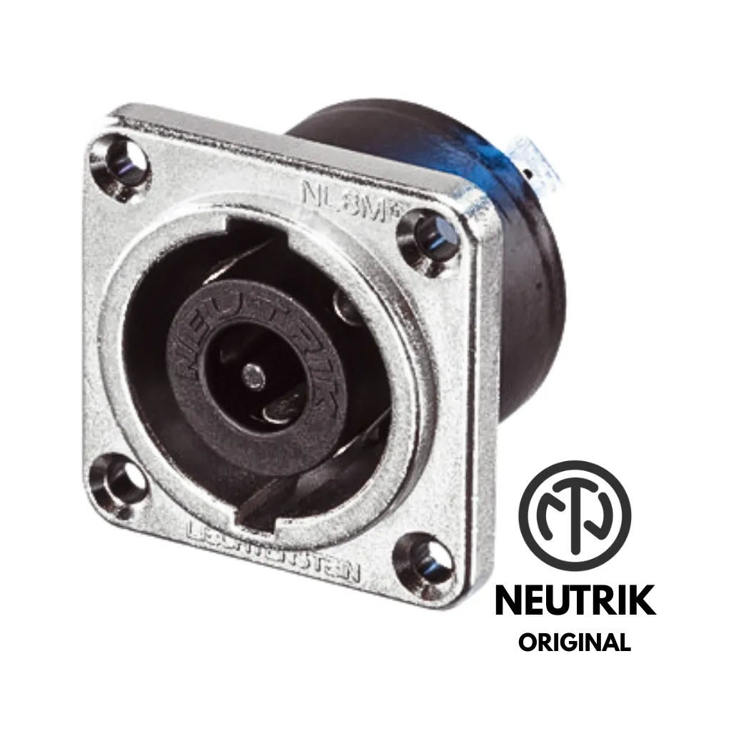 [NL8MPR] JACK SPEAKON CHASIS DE 8 POLOS (4 VIAS) (NL8MPRXX) ORIGINAL NEUTRIK