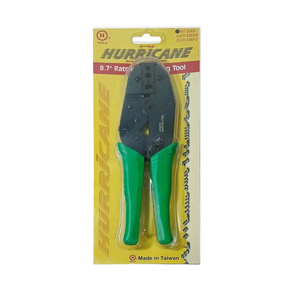 [HT-336D] ALICATE P/CONECTORES A PRESION RG-58,59,62,6. HURRICANE