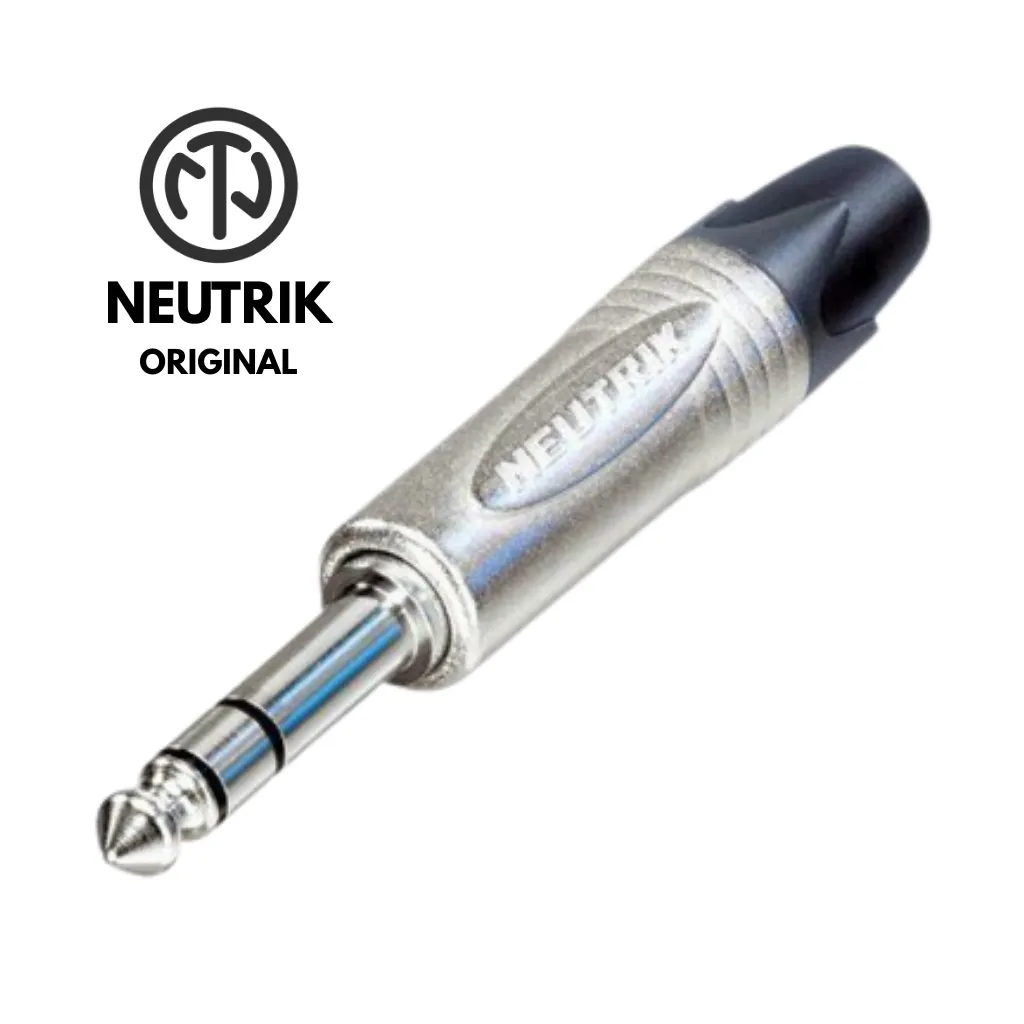 [NP3X] PLUG STEREO 1/4 RECTO ORIGINAL NEUTRIK