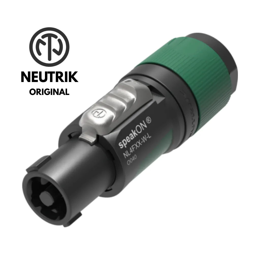 [NL4FXX-W-L] SPEAKON AEREO 4 POLE PLUG CABLE 10-16MM ORIGINAL NEUTRIK