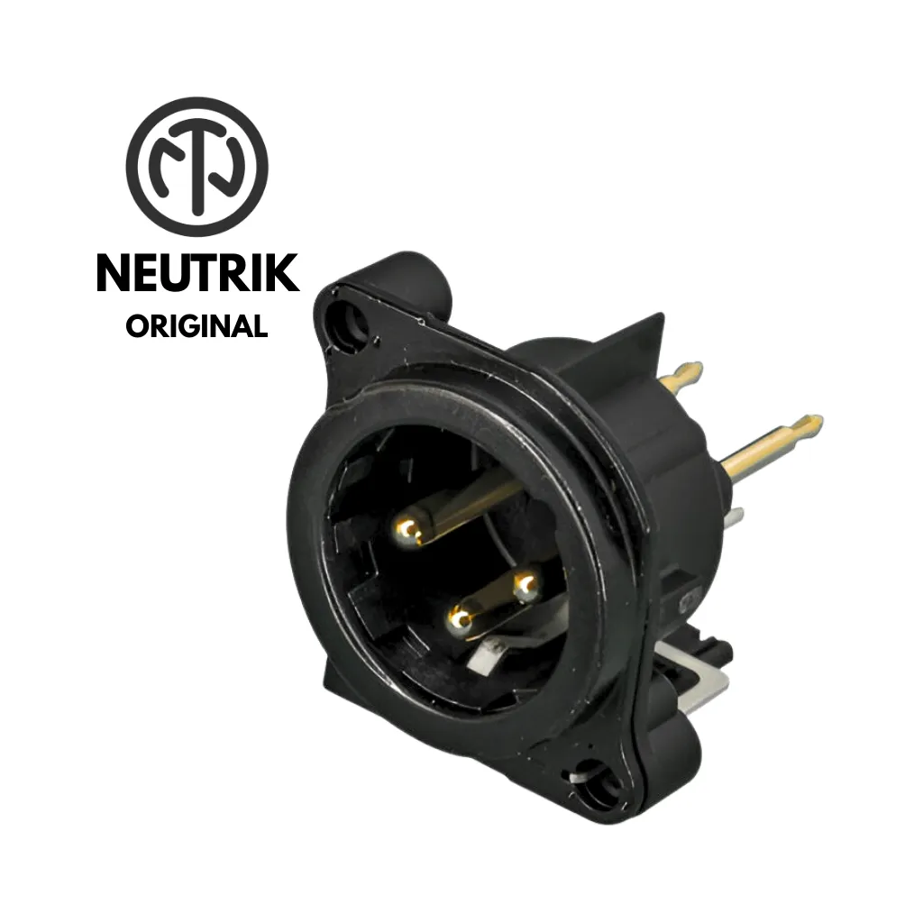 [NC3MBV] PLUG CANON CHASIS RECTO ORIGINAL NEUTRIK