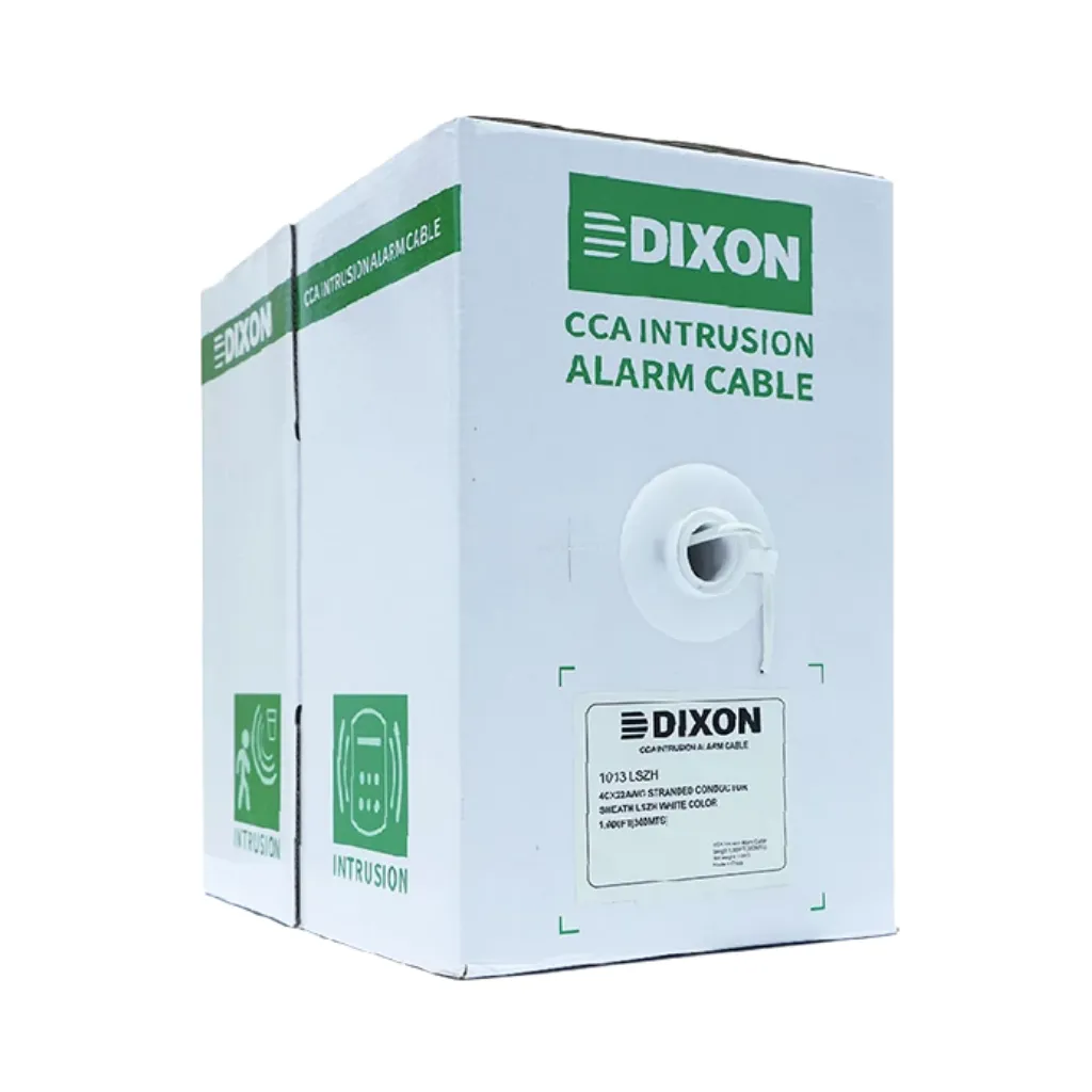 [1013 LSZH] CABLE DE ALARMA 4X22 AWG PVC CAJAx300MTS DIXON