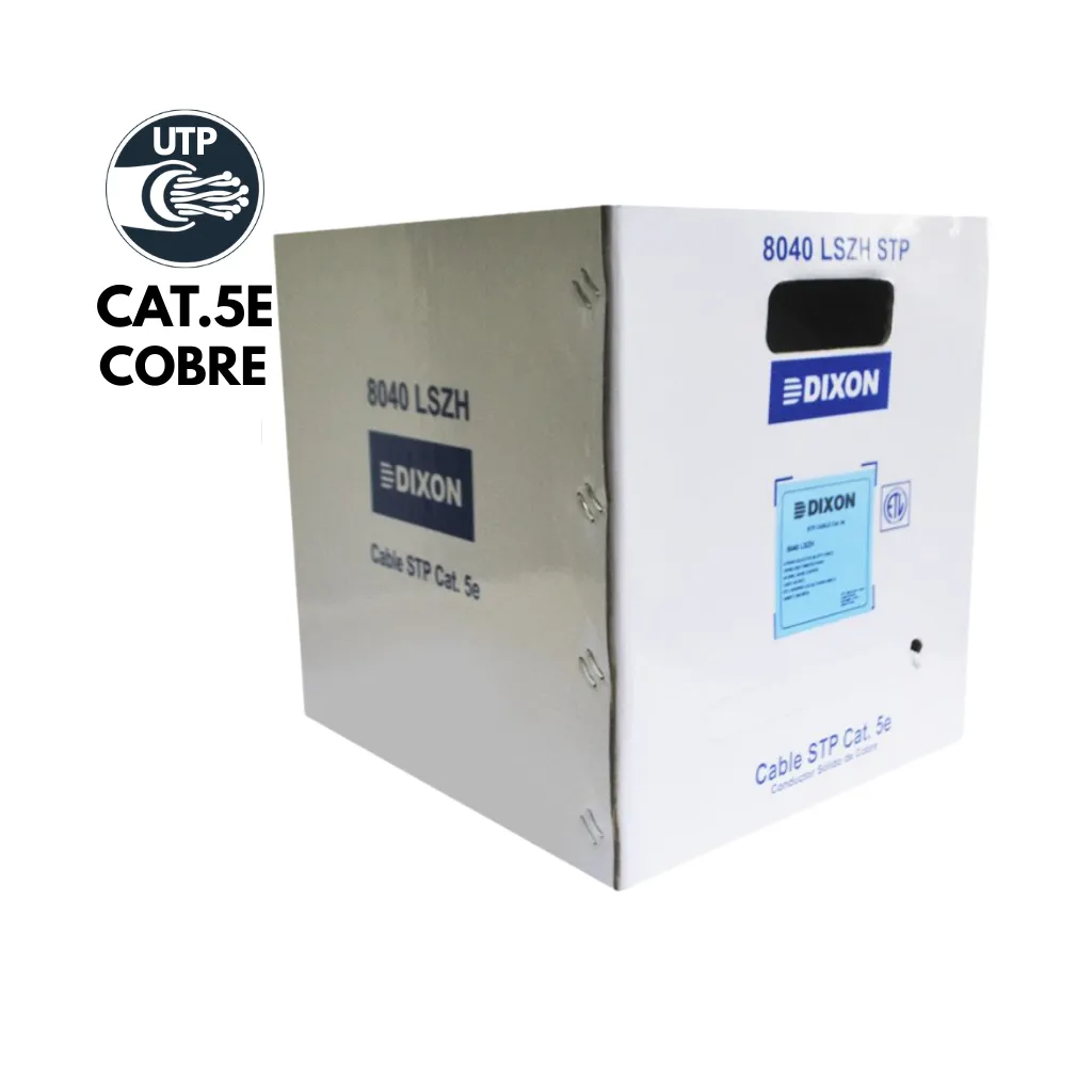 CABLE F/UTP CAT. 5E 4PX24AWG GRIS LSZH CAJAX305MTS DIXON