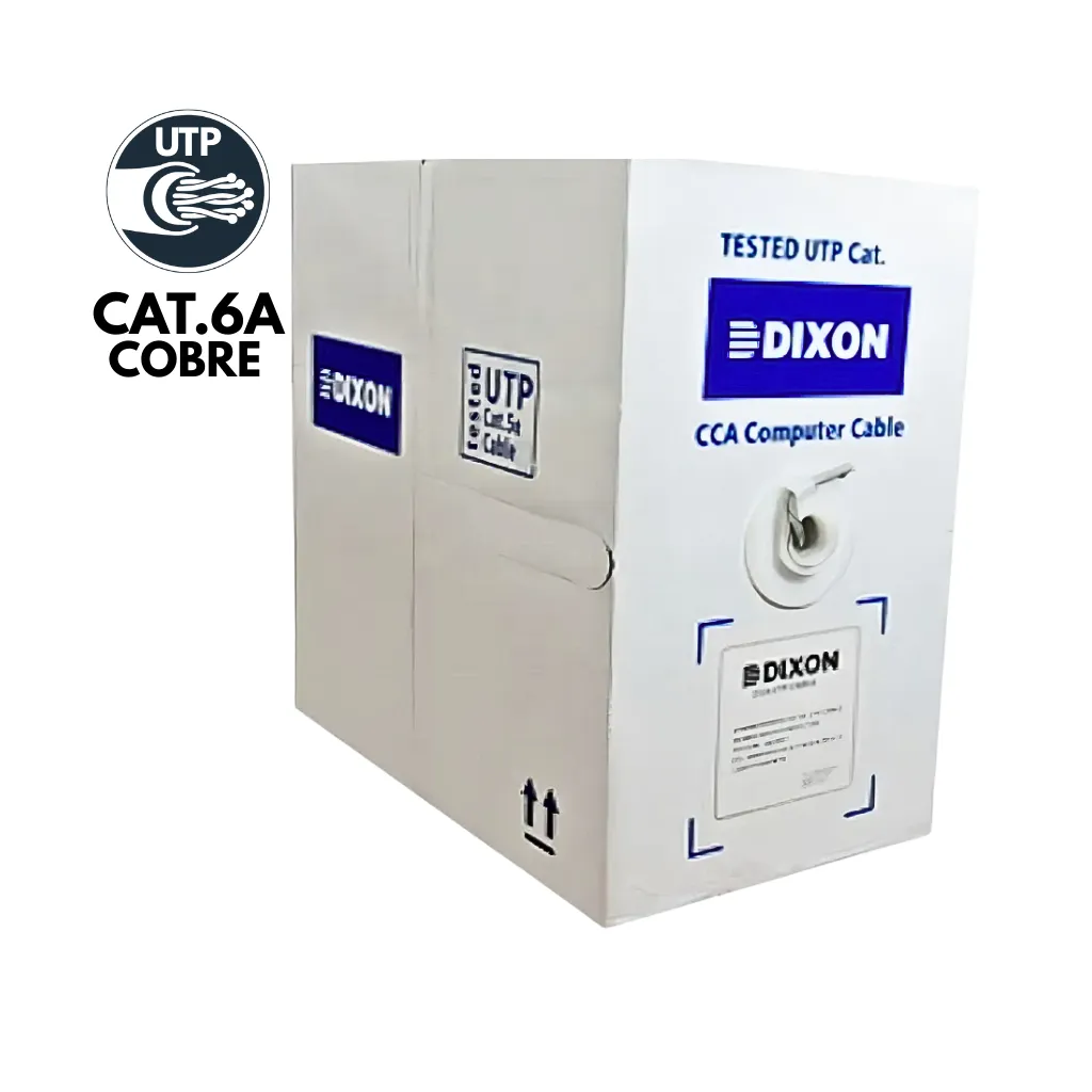 CABLE S/STP CAT6A 4Px23AWG GRIS LSZH-3 CAJAX305MTS DIXON