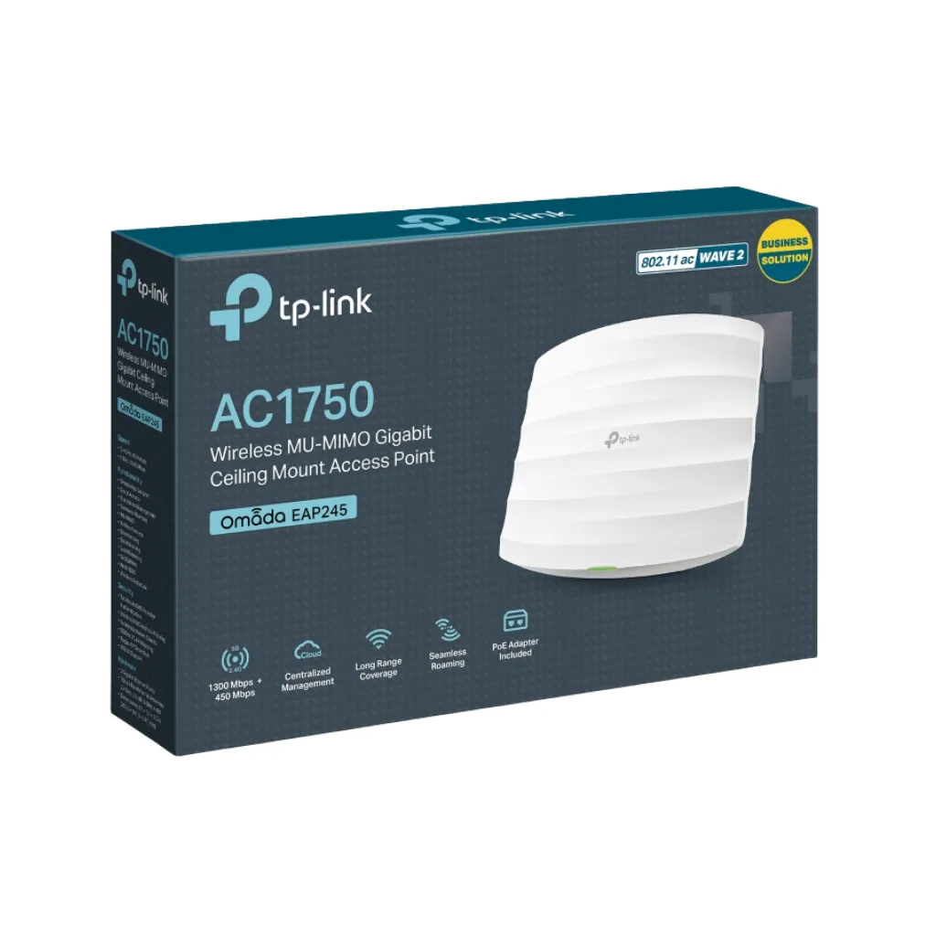 [EAP245] ACCESS POINT OMADA AC1750 WIRELESS MU-MIMO TP-LINK